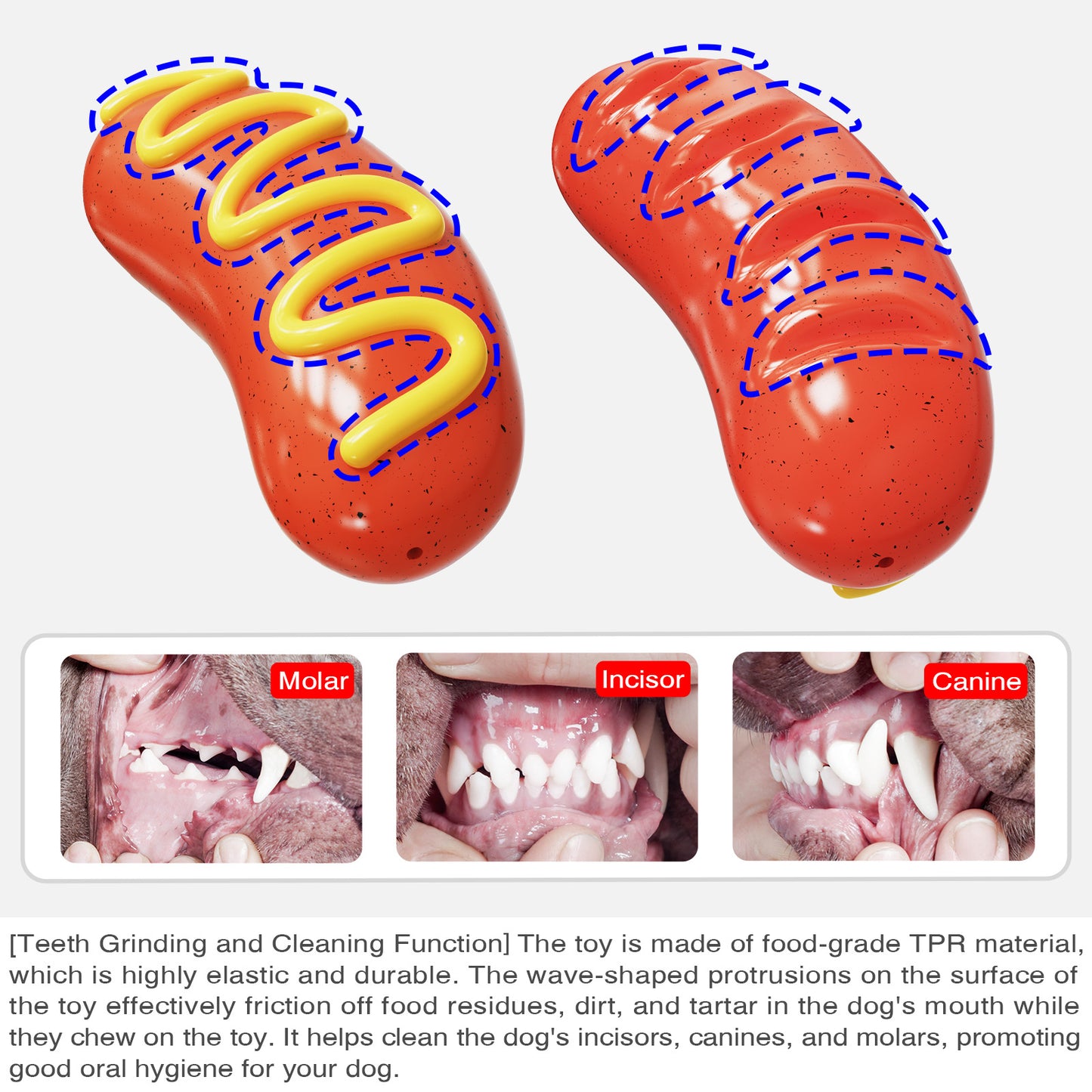 Dog Chew Toys for Aggressive-Chewers - Indestructible Dog Toy for Aggressive Chewer，Tough Chew Toys for Dogs